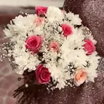 The Bride'S Flower - White & Pink & Pearl
